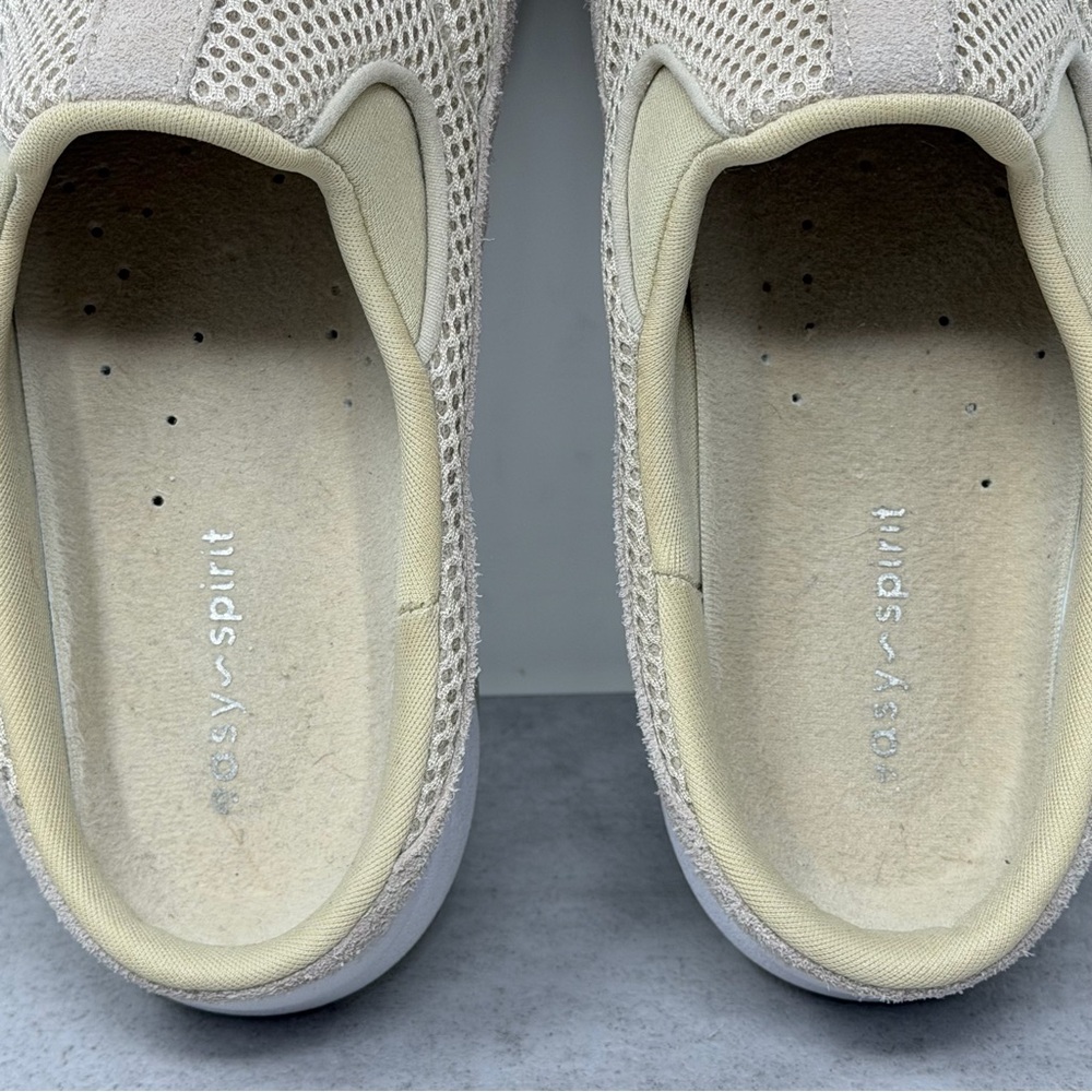 Easy Spirit Tan Slip-On Mules - Picture 11 of 12